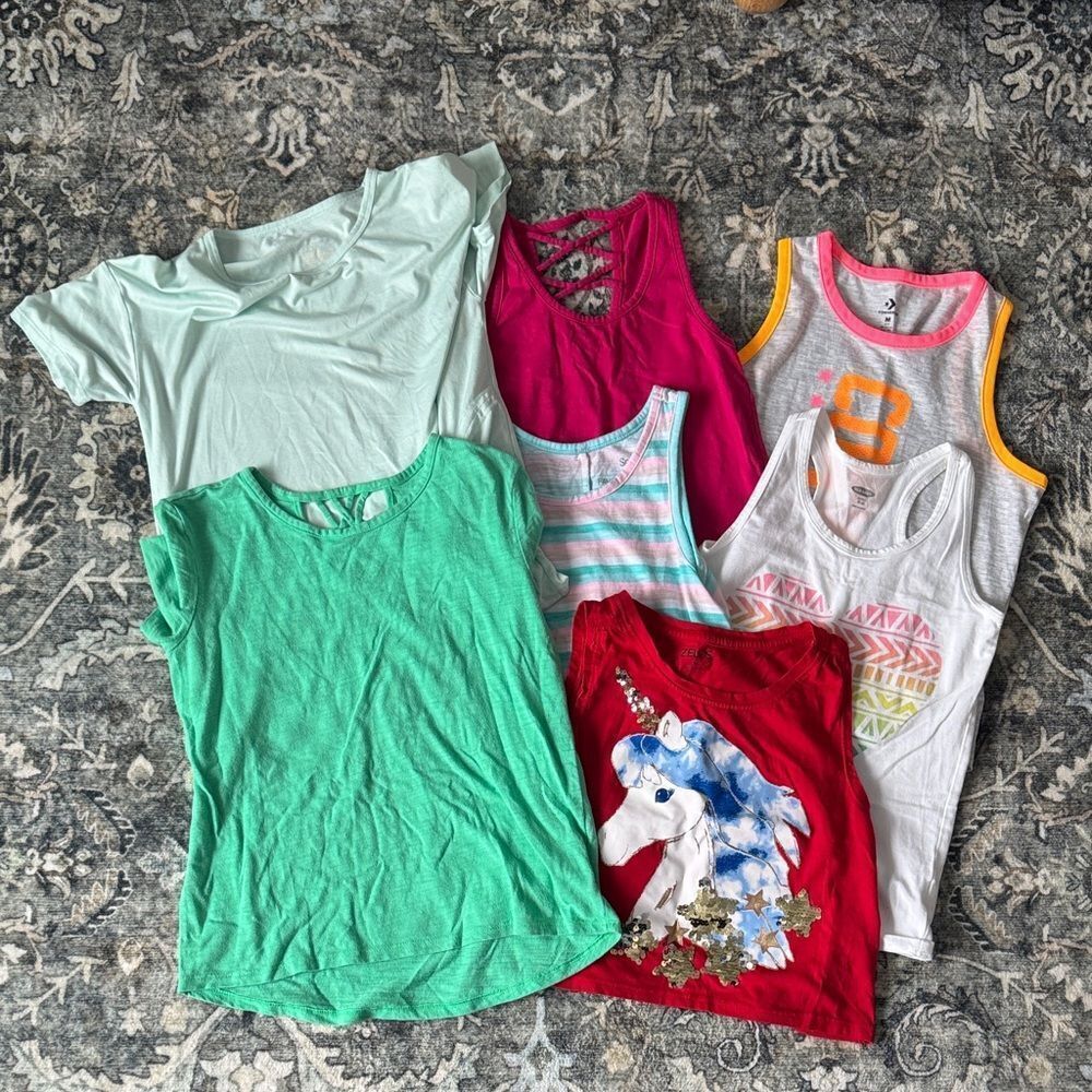 Bundle of 7 Girls Tops